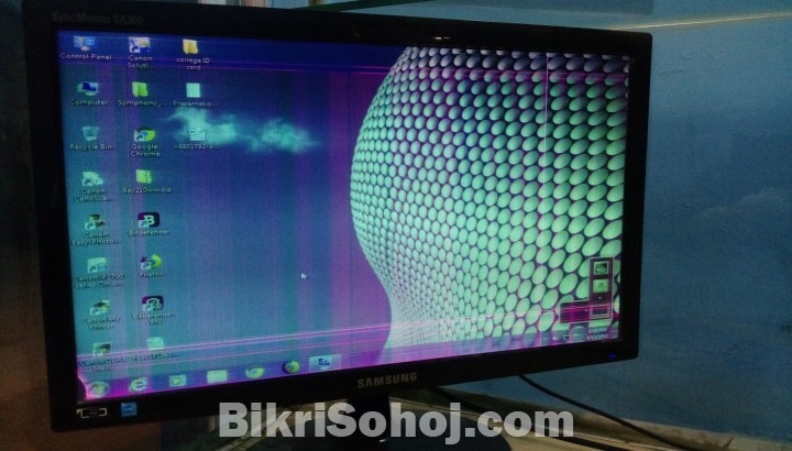 Desktop Computer With Samsung monitor